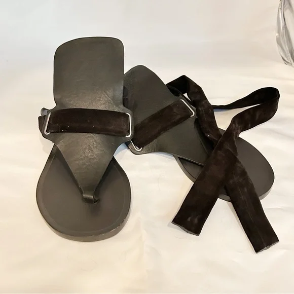 Rag & Bone Suede Slingback Sandals - Picture 2 of 8